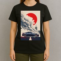 350 Jdm Race Car Scene Z33 Tuning Drift Import T-Shirt