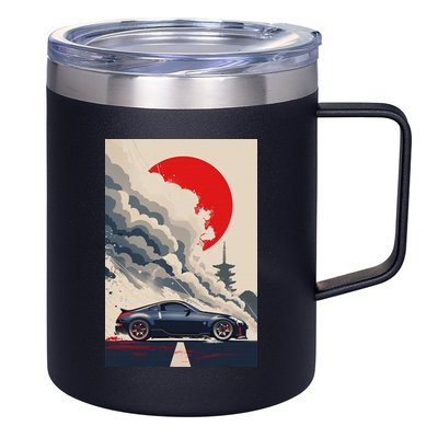 350 Jdm Race Car Scene Z33 Tuning Drift Import 12oz Stainless Steel Coffee Mug
