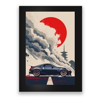 350 Jdm Race Car Scene Z33 Tuning Drift Import Poster
