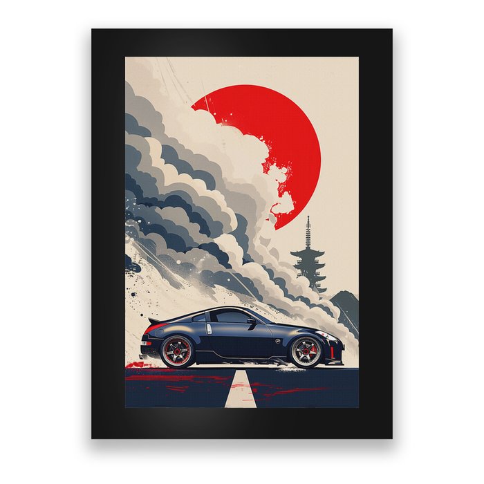 350 Jdm Race Car Scene Z33 Tuning Drift Import Poster
