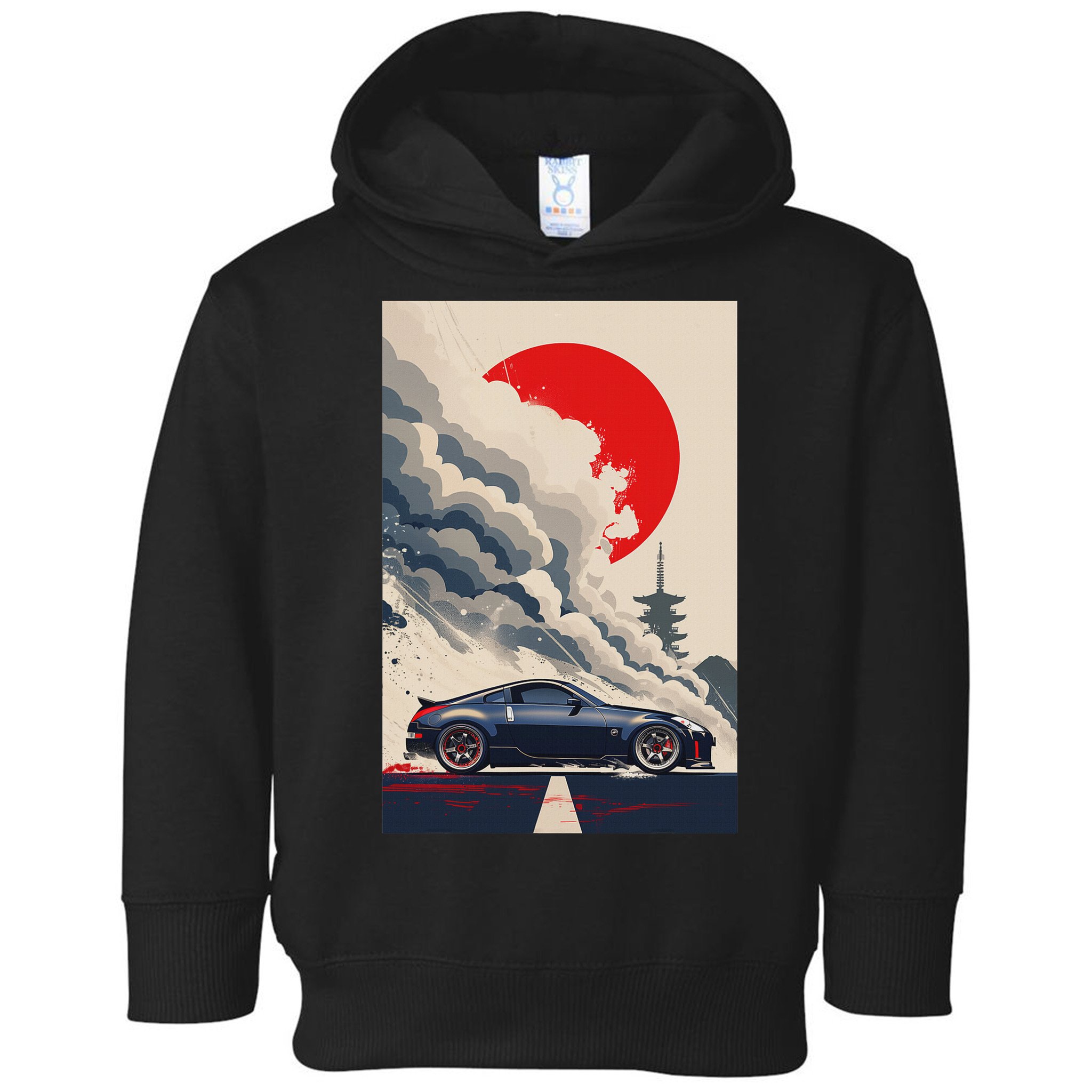 350 Jdm Race Car Scene Z33 Tuning Drift Import Toddler Hoodie