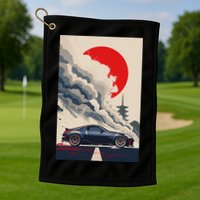 350 Jdm Race Car Scene Z33 Tuning Drift Import Golf Towel