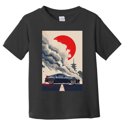 350 Jdm Race Car Scene Z33 Tuning Drift Import Toddler T-Shirt