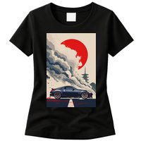350 Jdm Race Car Scene Z33 Tuning Drift Import Womens T-Shirt