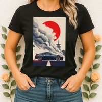 350 Jdm Race Car Scene Z33 Tuning Drift Import Womens T-Shirt