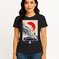 350 Jdm Race Car Scene Z33 Tuning Drift Import Womens T-Shirt
