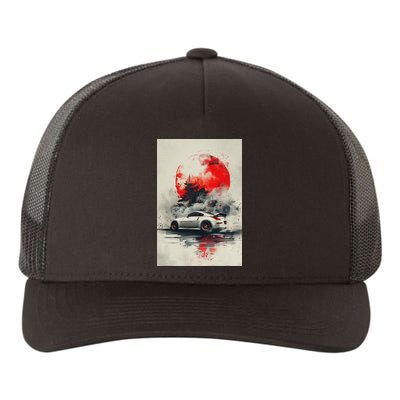 350 Jdm Race Car Scene Z33 Tuning Drift Import Yupoong Adult 5-Panel Trucker Hat