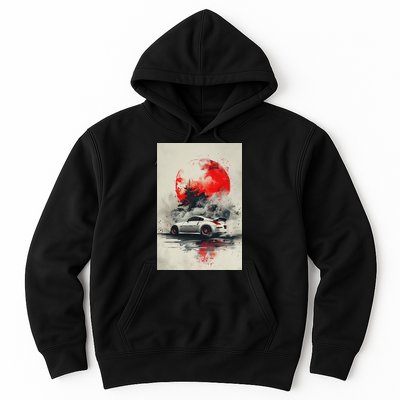 350 Jdm Race Car Scene Z33 Tuning Drift Import Hoodie