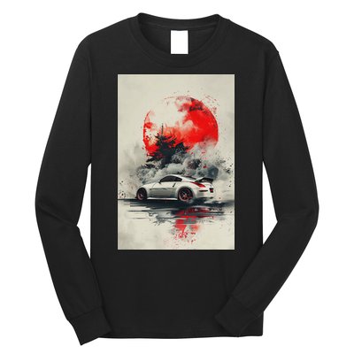 350 Jdm Race Car Scene Z33 Tuning Drift Import Long Sleeve Shirt