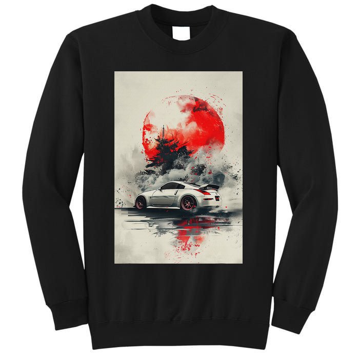 350 Jdm Race Car Scene Z33 Tuning Drift Import Sweatshirt