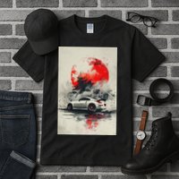 350 Jdm Race Car Scene Z33 Tuning Drift Import Tall T-Shirt