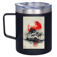 350 Jdm Race Car Scene Z33 Tuning Drift Import 12oz Stainless Steel Coffee Mug