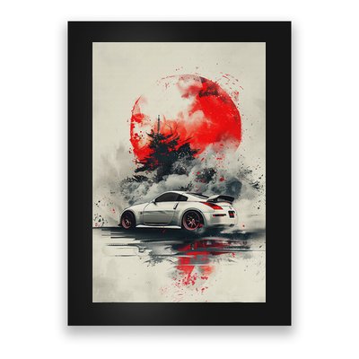 350 Jdm Race Car Scene Z33 Tuning Drift Import Poster
