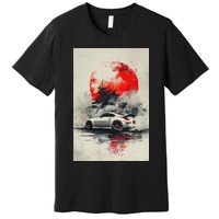 350 Jdm Race Car Scene Z33 Tuning Drift Import Premium T-Shirt