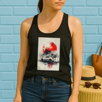 350 Jdm Race Car Scene Z33 Tuning Drift Import Womens Tank Top