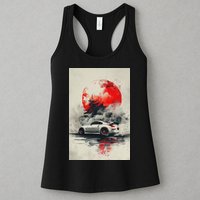 350 Jdm Race Car Scene Z33 Tuning Drift Import Womens Tank Top