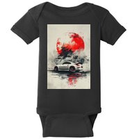 350 Jdm Race Car Scene Z33 Tuning Drift Import Baby Bodysuit