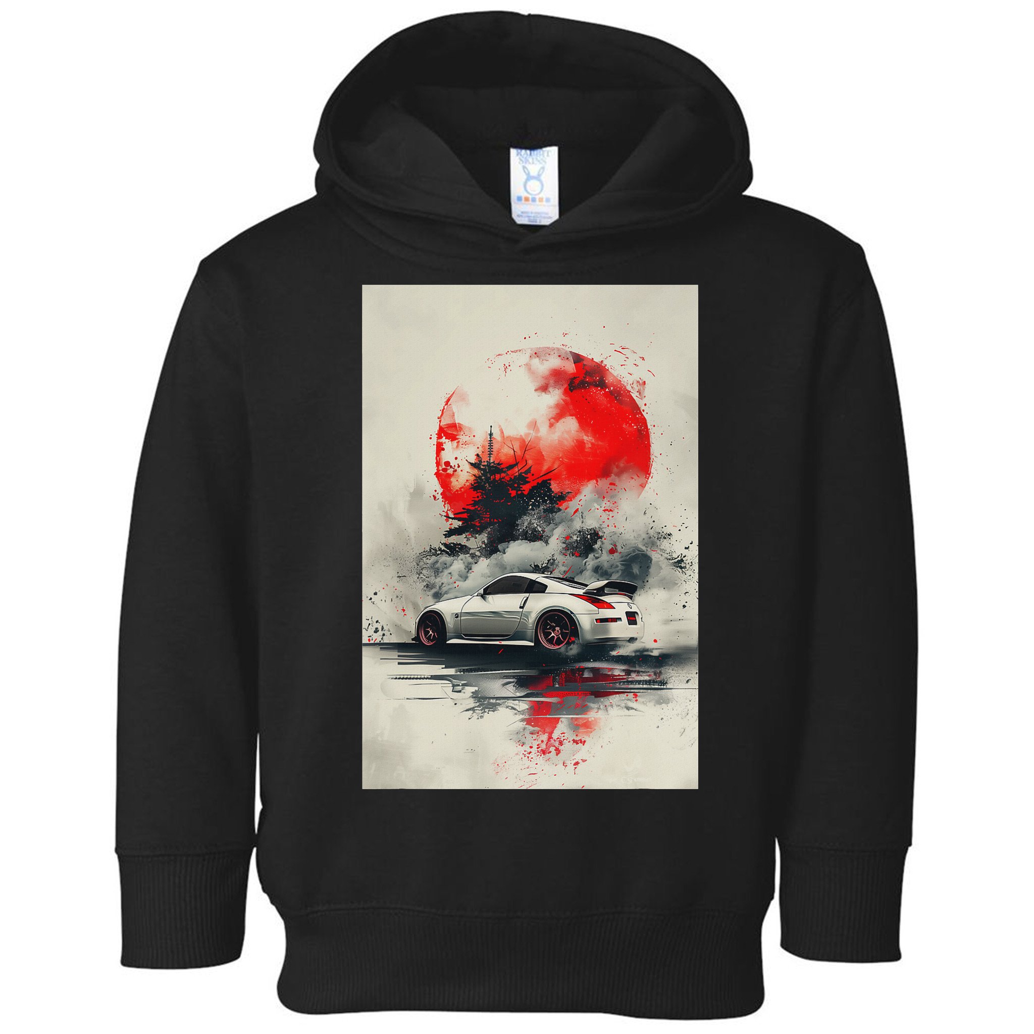 350 Jdm Race Car Scene Z33 Tuning Drift Import Toddler Hoodie