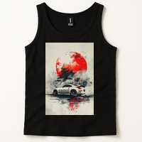 350 Jdm Race Car Scene Z33 Tuning Drift Import Tank Top