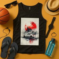350 Jdm Race Car Scene Z33 Tuning Drift Import Tank Top
