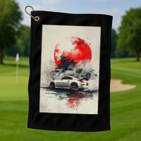 350 Jdm Race Car Scene Z33 Tuning Drift Import Golf Towel
