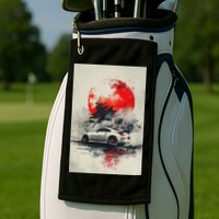 350 Jdm Race Car Scene Z33 Tuning Drift Import Golf Towel