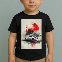 350 Jdm Race Car Scene Z33 Tuning Drift Import Toddler T-Shirt