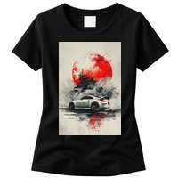 350 Jdm Race Car Scene Z33 Tuning Drift Import Womens T-Shirt