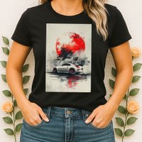 350 Jdm Race Car Scene Z33 Tuning Drift Import Womens T-Shirt