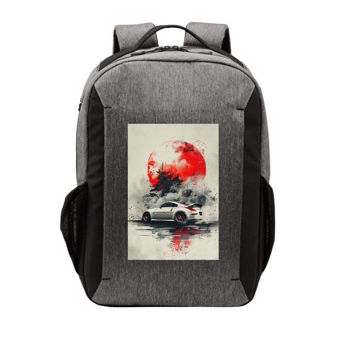 350 Jdm Race Car Scene Z33 Tuning Drift Import Vector Backpack
