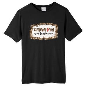 30o Leopard Crawfish Is My Favorite Season Crawfish Lover Meaningful Gift Tall Fusion ChromaSoft Performance T-Shirt