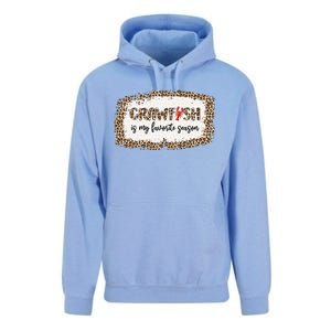 30o Leopard Crawfish Is My Favorite Season Crawfish Lover Meaningful Gift Unisex Surf Hoodie