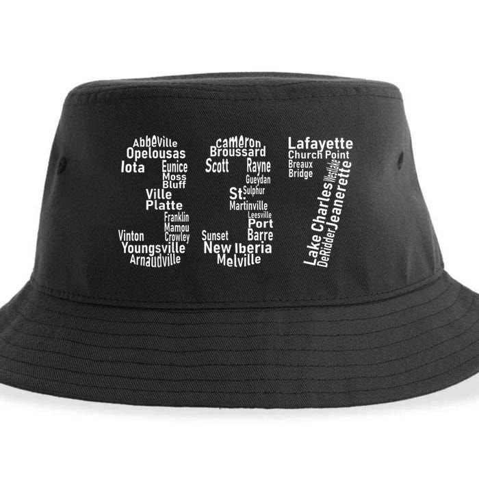337 Lafayette Lake Charles Louisiana Acadiana Area Code Sustainable Bucket Hat
