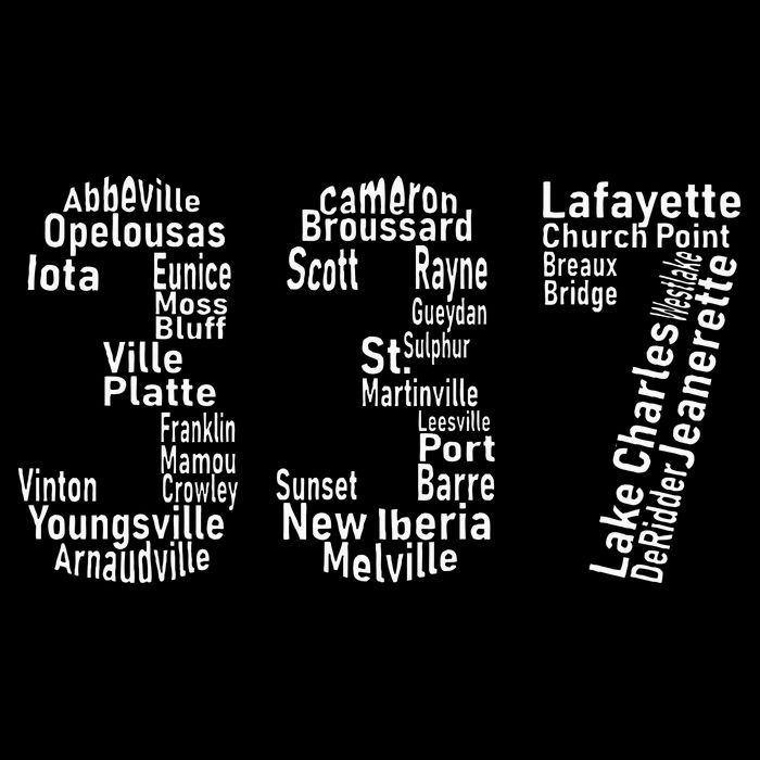 337 Lafayette Lake Charles Louisiana Acadiana Area Code Sweatshirt