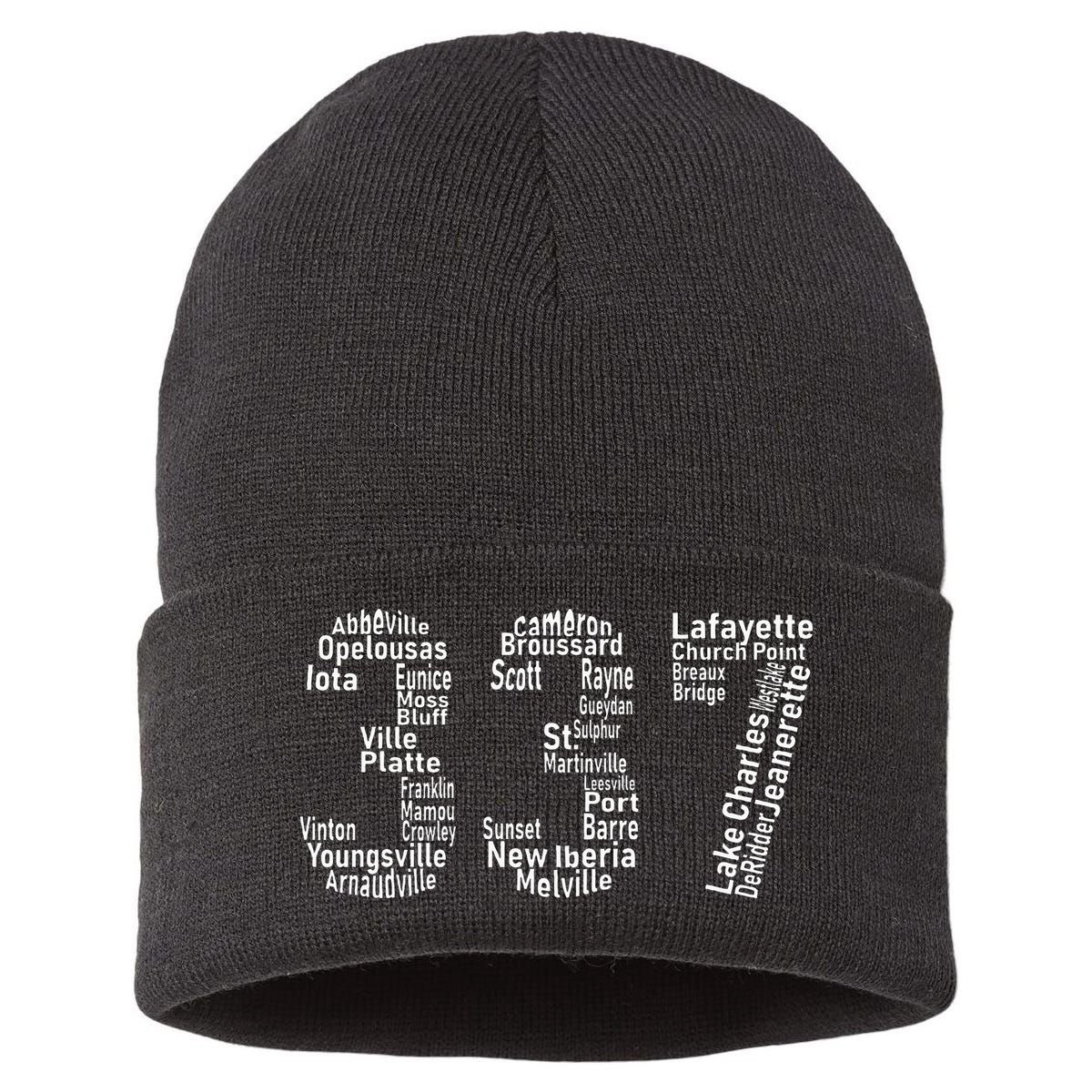 337 Lafayette Lake Charles Louisiana Acadiana Area Code Sustainable Knit Beanie
