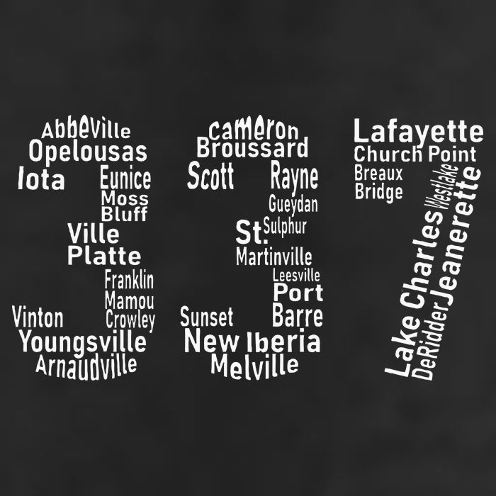 337 Lafayette Lake Charles Louisiana Acadiana Area Code 25L Jumbo Tote