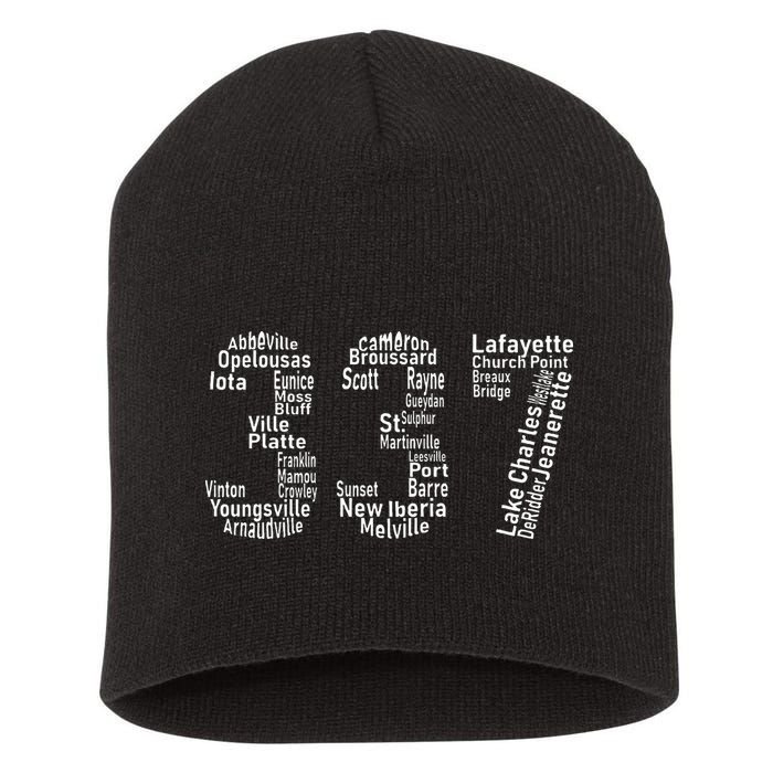 337 Lafayette Lake Charles Louisiana Acadiana Area Code Short Acrylic Beanie