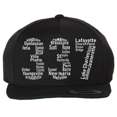 337 Lafayette Lake Charles Louisiana Acadiana Area Code Wool Snapback Cap