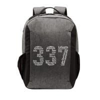 337 Lafayette Lake Charles Louisiana Acadiana Area Code Vector Backpack