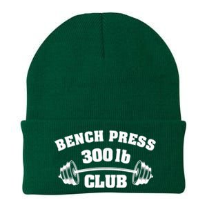 300 Lbs Pound Bench Press Club Gym Weightlifting Powerlift Knit Cap Winter Beanie