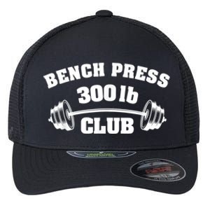 300 Lbs Pound Bench Press Club Gym Weightlifting Powerlift Flexfit Unipanel Trucker Cap