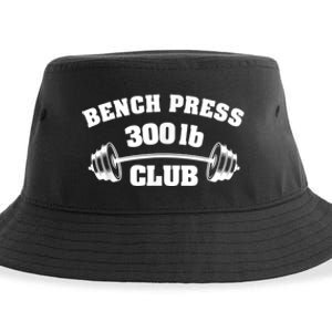 300 Lbs Pound Bench Press Club Gym Weightlifting Powerlift Sustainable Bucket Hat