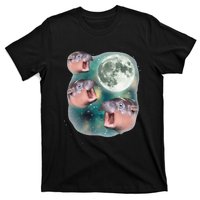 3 Moondeng Baby Hippo Meme Funny Cute Hippopotamus Animal Gift T-Shirt