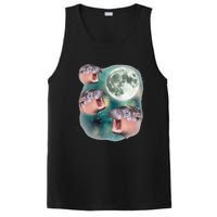 3 Moondeng Baby Hippo Meme Funny Cute Hippopotamus Animal Gift PosiCharge Competitor Tank