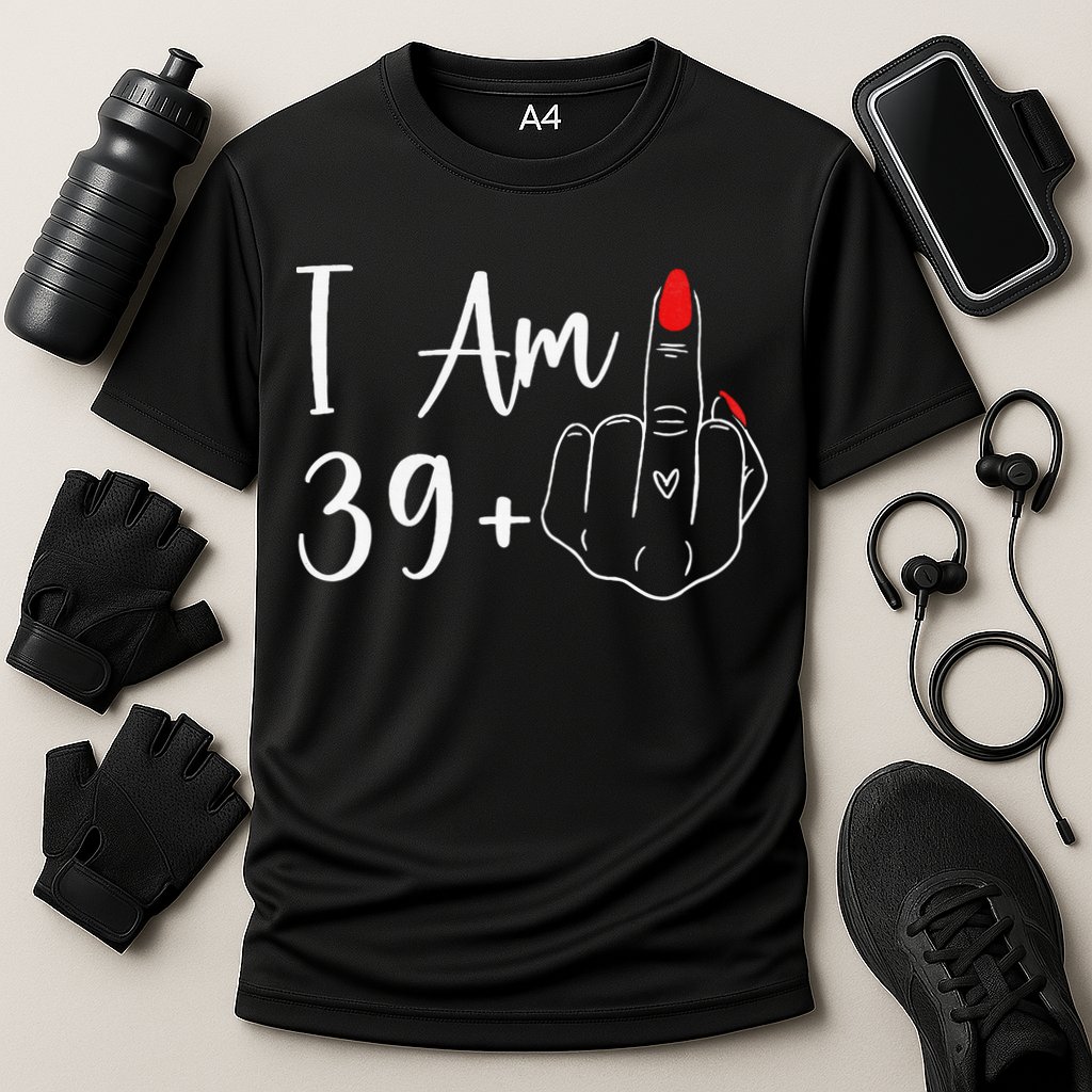39+1 Middle Finger The Ultimate 40th Birthday Gift Cooling Performance Crew T-Shirt