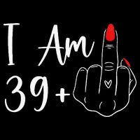 39+1 Middle Finger The Ultimate 40th Birthday Gift Cooling Performance Crew T-Shirt