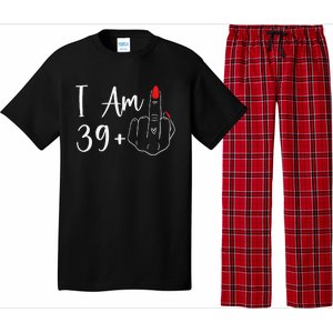 39+1 Middle Finger The Ultimate 40th Birthday Gift Pajama Set