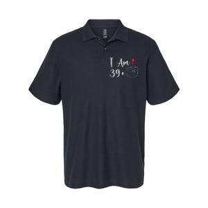 39+1 Middle Finger The Ultimate 40th Birthday Gift Softstyle Adult Sport Polo