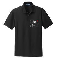 39+1 Middle Finger The Ultimate 40th Birthday Gift Dry Zone Grid Polo