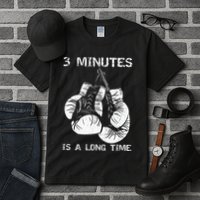 3 Minutes Is A Long Time Funny Boxing Tall T-Shirt